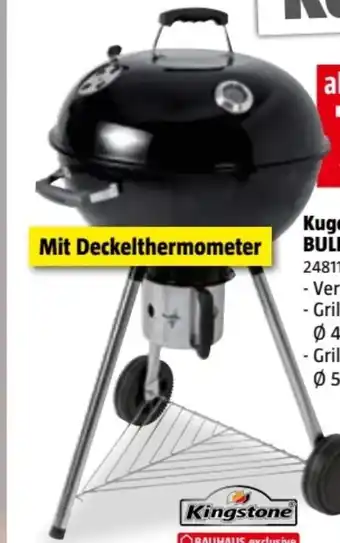 Bauhaus Kingstone Kugelgrillserie Bullet 47 Angebot