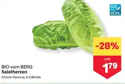 MPreis BIO vom BERG Salatherzen Angebot