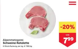 MPreis Alpenmetzgerei Schweine-Kotelette Angebot