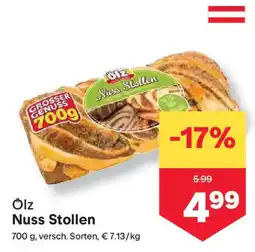 MPreis Ölz Nuss Stollen Angebot