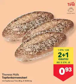MPreis Therese Mölk Topfenkornweckerl Angebot