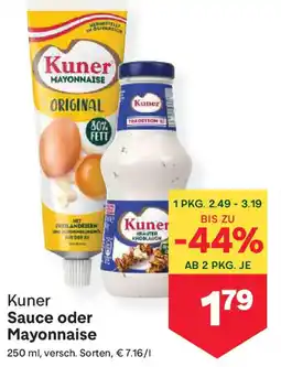 MPreis Kuner Sauce oder Mayonnaise Angebot