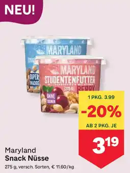 MPreis Maryland Snack Nüsse Angebot