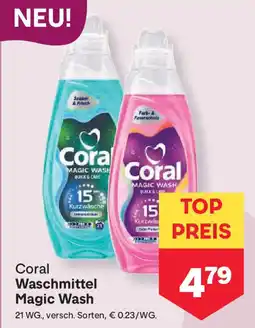MPreis Coral Waschmittel Magic Wash Angebot