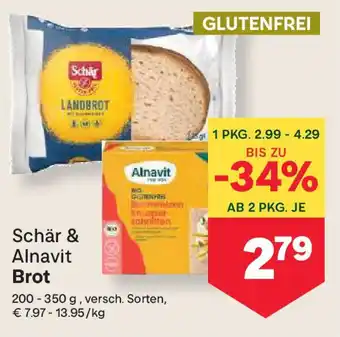 MPreis Schär & Alnavit Brot Angebot