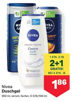 MPreis Nivea Duschgel Angebot