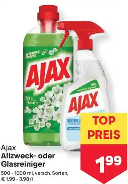 MPreis Ajax Allzweck- oder Glasreiniger Angebot