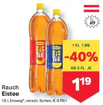 MPreis Rauch Eistee Angebot
