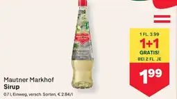 MPreis Mautner Markhof Sirup Angebot