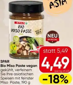 Spar SPAR Bio Miso Paste vegan Angebot