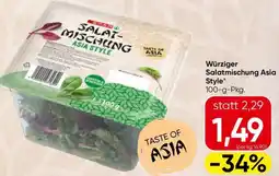 Spar SPAR Würziger Salatmischung Asia Style Angebot