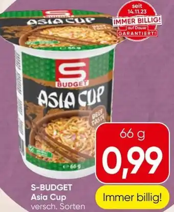 Spar S-BUDGET Asia Cup Angebot