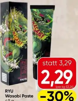 Spar RYU Wasabi Paste Angebot