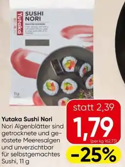 Spar Yutaka Sushi Nori Angebot