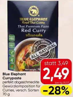 Spar Blue Elephant Currypaste Angebot