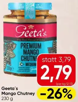 Spar Geeta's Mango Chutney Angebot