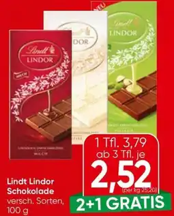 Spar Lindt Lindor Schokolade Angebot