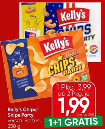 Spar Kelly's Chips Snips Party Angebot