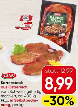 Spar Karreesteak Angebot