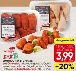 Spar SPAR BBQ Hendl-Grillteller Angebot
