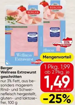 Spar Berger Wellness Extrawurst Angebot
