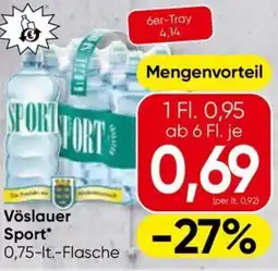 Spar Vöslauer Vöslauer Sport* 0,75-It.-Flasche Angebot