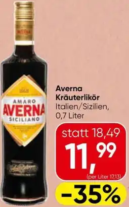Spar Averna Kräuterlikör Angebot