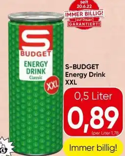 Spar S-BUDGET Energy Drink XXL Angebot