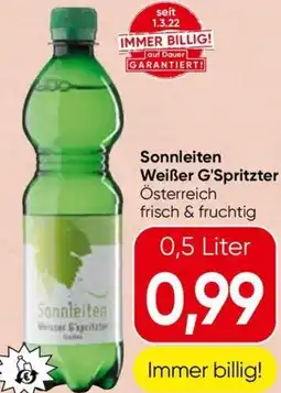 Spar Sonnleiten Weißer G'Spritzter Angebot