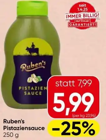 Spar Ruben's Pistaziensauce Angebot