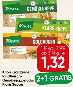 Spar Knorr Goldaugen Rindfleisch Gemüsesuppe oder Klare Suppe Angebot