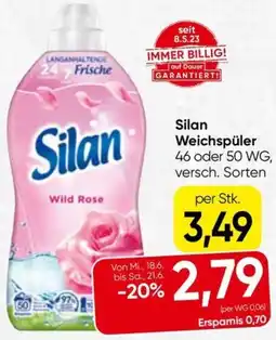 Spar Silan Weichspüler Angebot
