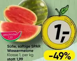 Spar Süße, saftige SPAR Wassermelone Angebot