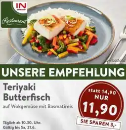 Interspar Teriyaki Butterfisch Angebot