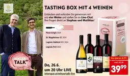 Interspar Tasting box mit 4 weinen Angebot