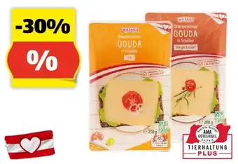 Hofer Milsani Gouda Scheiben, 250 g/200 g Angebot