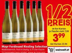 Interspar Mayr Ferdinand Riesling Selection Angebot