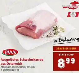 Interspar TANN Ausgelöster Schweinsschopfbraten Angebot