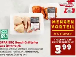 Interspar SPAR BBQ Hendl-Grillteller Angebot