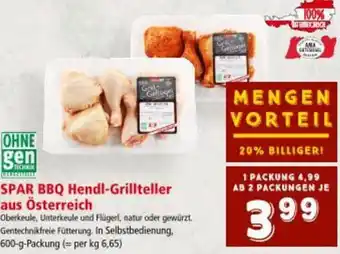 Interspar SPAR BBQ Hendl-Grillteller Angebot