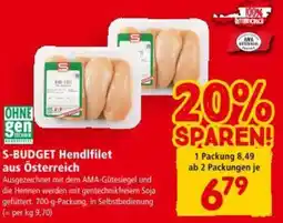 Interspar S-BUDGET Hendlfilet aus Österreich Angebot