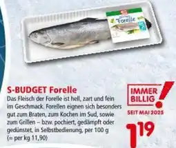 Interspar S-BUDGET Forelle Angebot