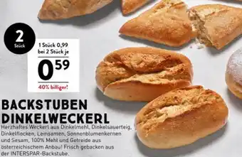 Interspar Backstuben dinkelweckerl Angebot