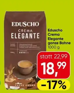 Eurospar Eduscho Crema Elegante ganze Bohne Angebot
