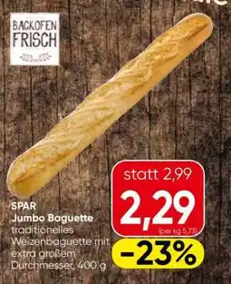 Eurospar SPAR Jumbo-Baguette Angebot