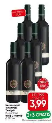 Eurospar Neckenmarkt Vinis Unitis Zweigelt Angebot