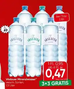 Eurospar Vöslauer Mineralwasser Angebot