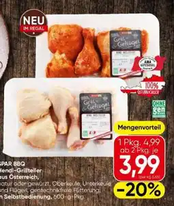 Eurospar SPAR BBQ Hendl-Grillteller Angebot