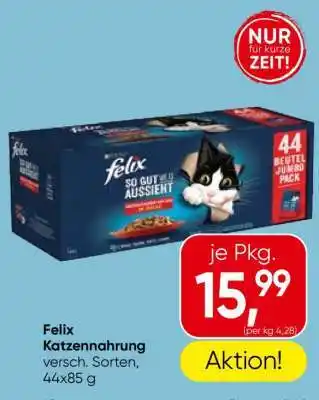 Eurospar Felix Katzennahrung Angebot