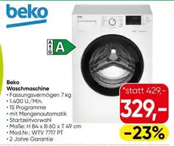 Eurospar Beko Waschmaschine Angebot